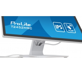 23.8” PCAP 10pt touchscreen monitor featuring IPS panel technology, Edge-to-Edge glass design and anti fingerprint coating