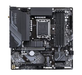 Gigabyte B760M GAMING X AX | Processor family Intel | Processor socket LGA1700 | DDR5 DIMM | Supported hard disk drive interfaces SATA, M.2 | Number of SATA connectors 4
