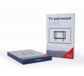 Gembird | Wall mount | WM-42F-04 | Fixed | 23-42 " | Black