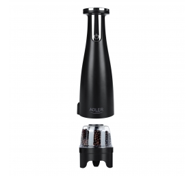 Adler | Electric Salt and pepper grinder | AD 4449b | Grinder | 7 W | Housing material ABS plastic | Lithium | Mills with ceramic querns; Charging light; Auto power off after: 3 minutes; Fully charged for 120 minutes of continuous use; Charging time: 2.5 