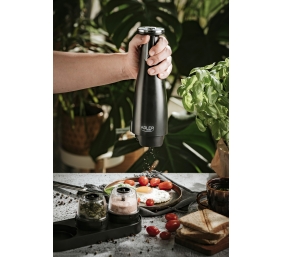 Adler | Electric Salt and pepper grinder | AD 4449b | Grinder | 7 W | Housing material ABS plastic | Lithium | Mills with ceramic querns; Charging light; Auto power off after: 3 minutes; Fully charged for 120 minutes of continuous use; Charging time: 2.5 