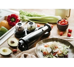 Adler | Electric Salt and pepper grinder | AD 4449b | Grinder | 7 W | Housing material ABS plastic | Lithium | Mills with ceramic querns; Charging light; Auto power off after: 3 minutes; Fully charged for 120 minutes of continuous use; Charging time: 2.5 