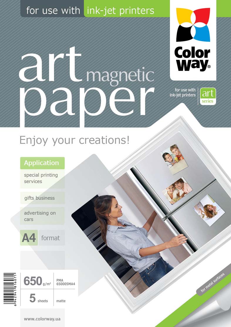 ART | White | 650 g/m² | A4 | A4 | Matte Magnetic Photo Paper