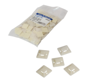 Cable Tie Mounts 20x20 mm | KAB0042 | Self-adhesive, for cable ties