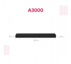 Sony HT-A3000 3.1ch Dolby Atmos DTS:X Soundbar Sony