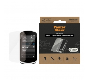 PanzerGlass | Screen protector | Garmin | for Garmin Edge 1030, Edge 1040 | Tempered glass | Transparent | Water-resistant ; Humidity Protection; Impact-resistant;  Scratch-resistant ; Anti-glare glass; Full touch; Fingerprint-resistant; Easy to attach | 