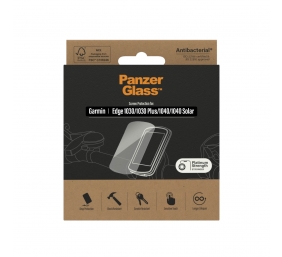 PanzerGlass | Screen protector | Garmin | for Garmin Edge 1030, Edge 1040 | Tempered glass | Transparent | Water-resistant ; Humidity Protection; Impact-resistant;  Scratch-resistant ; Anti-glare glass; Full touch; Fingerprint-resistant; Easy to attach | 