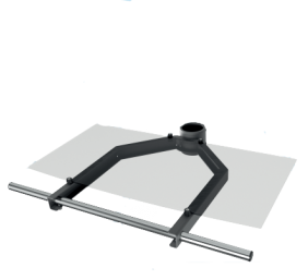 EDBAK TRS4c-B Glass Shelf with Handle for TR4/TR5/TR6 Trolleys EDBAK | Other | N/A | " | Maximum weight (capacity)  kg | Black