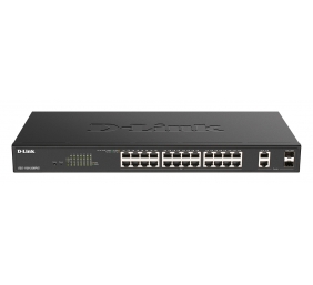 D-Link | DGS-1100 Series Gigabit Smart Managed Switches | DGS-1100-26MPV2 | Managed L2 | Desktop/Rackmountable | 10/100 Mbps (RJ-45) ports quantity | 1 Gbps (RJ-45) ports quantity | SFP ports quantity | PoE ports quantity | PoE+ ports quantity | Power sup