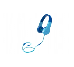 Motorola | Kids Wired Headphones | Moto JR200 | Over-Ear | Built-in microphone | 3.5 mm plug | Blue