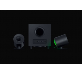 Razer Nommo V2 Full Range 2.1 PC Žaidimų garso kolonėlės, Juoda
