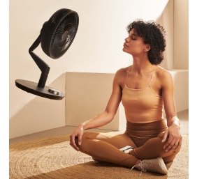 Duux | Fan | Whisper Flex Ultimate Smart | Stand Fan | Black | Diameter 34 cm | Number of speeds 30 | Oscillation | 3-26 W | Remote control