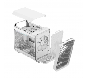 Fractal Design | Torrent Nano RGB White TG clear tint | Side window | White TG clear tint | Power supply included No | ATX