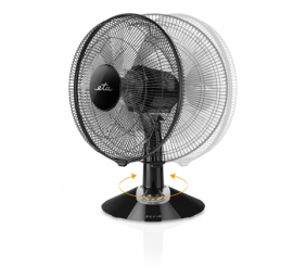 ETA | Zefir ETA160790010 | Table Fan | Black | Diameter 30 cm | Number of speeds 3 | Oscillation | 45 W