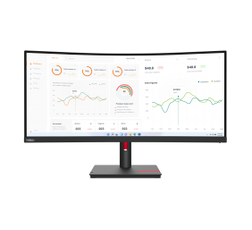 Lenovo | ThinkVision | T34w-30 | 34 " | VA | 21:9 | 60 Hz | 4 ms | 3440 x 1440 | 350 cd/m² | HDMI ports quantity 1 | Black | Warranty 36 month(s)