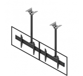 EDBAK | Ceiling mount | MBV2155-L | 50-57 " | Maximum weight (capacity) 140 kg | Black