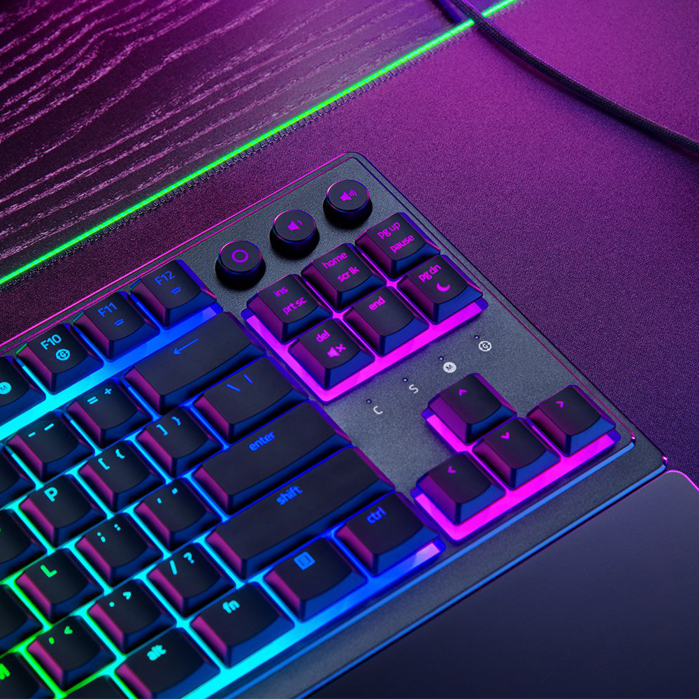 Razer | Ornata V3 Tenkeyless | Gaming Keyboard | Wired | Cyrillic | Black