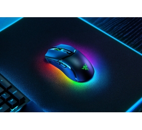 Razer Cobra Pro Žaidimų pelė belaidė, RF Wireless + Bluetooth + USB-C, Optical 30000 DPI, Juoda