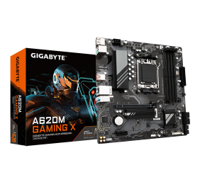 Gigabyte | A620M GAMING XG10 | Processor family AMD | Processor socket AM5 | DDR5 DIMM | Memory slots 4 | Supported hard disk drive interfaces 	SATA, M.2 | Number of SATA connectors 4 | Chipset AMD A620 | Micro ATX