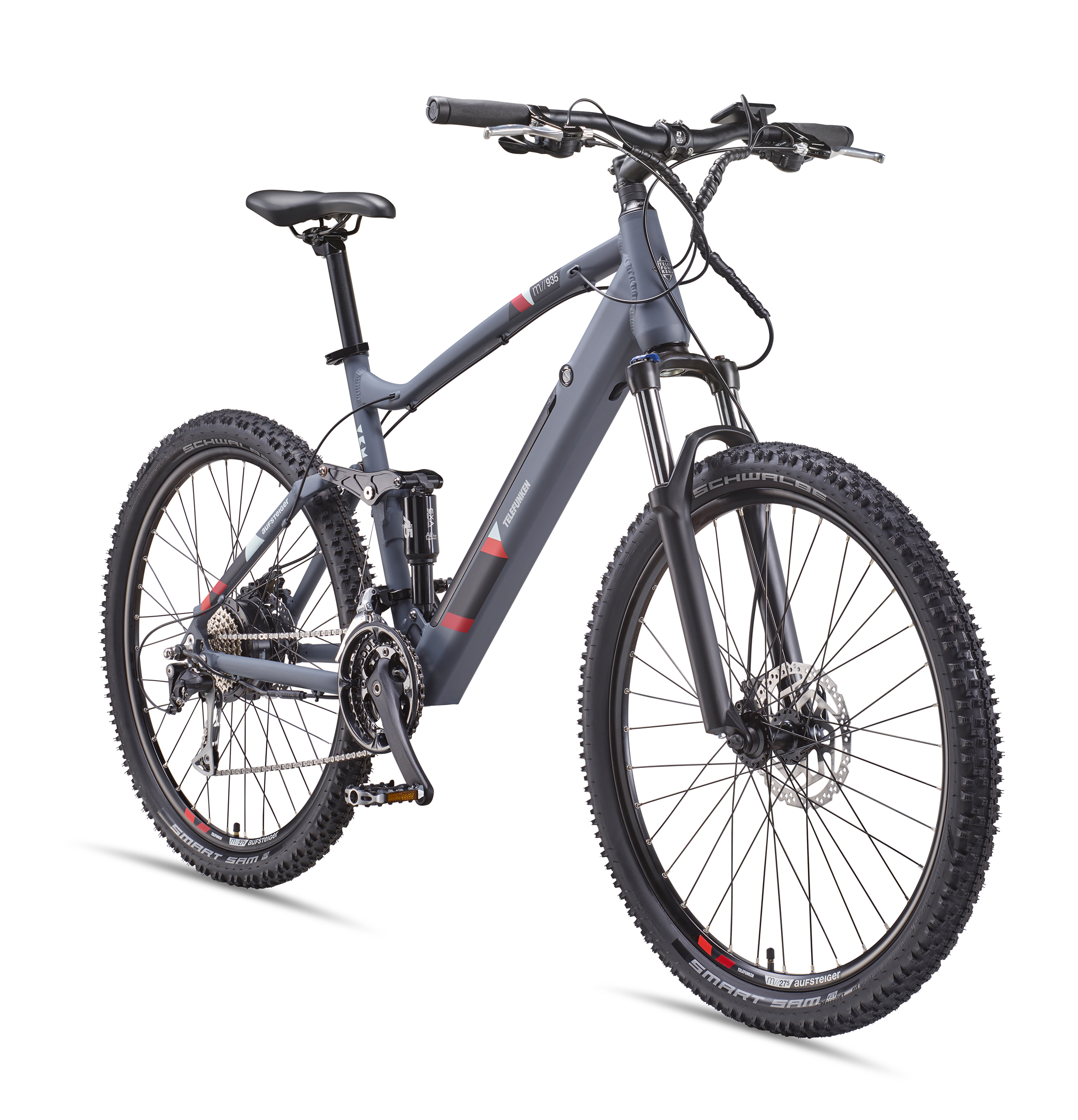 Telefunken | MTB E-Bike | Aufsteiger M935 | 27.5 " | 24 month(s) | Anthracite