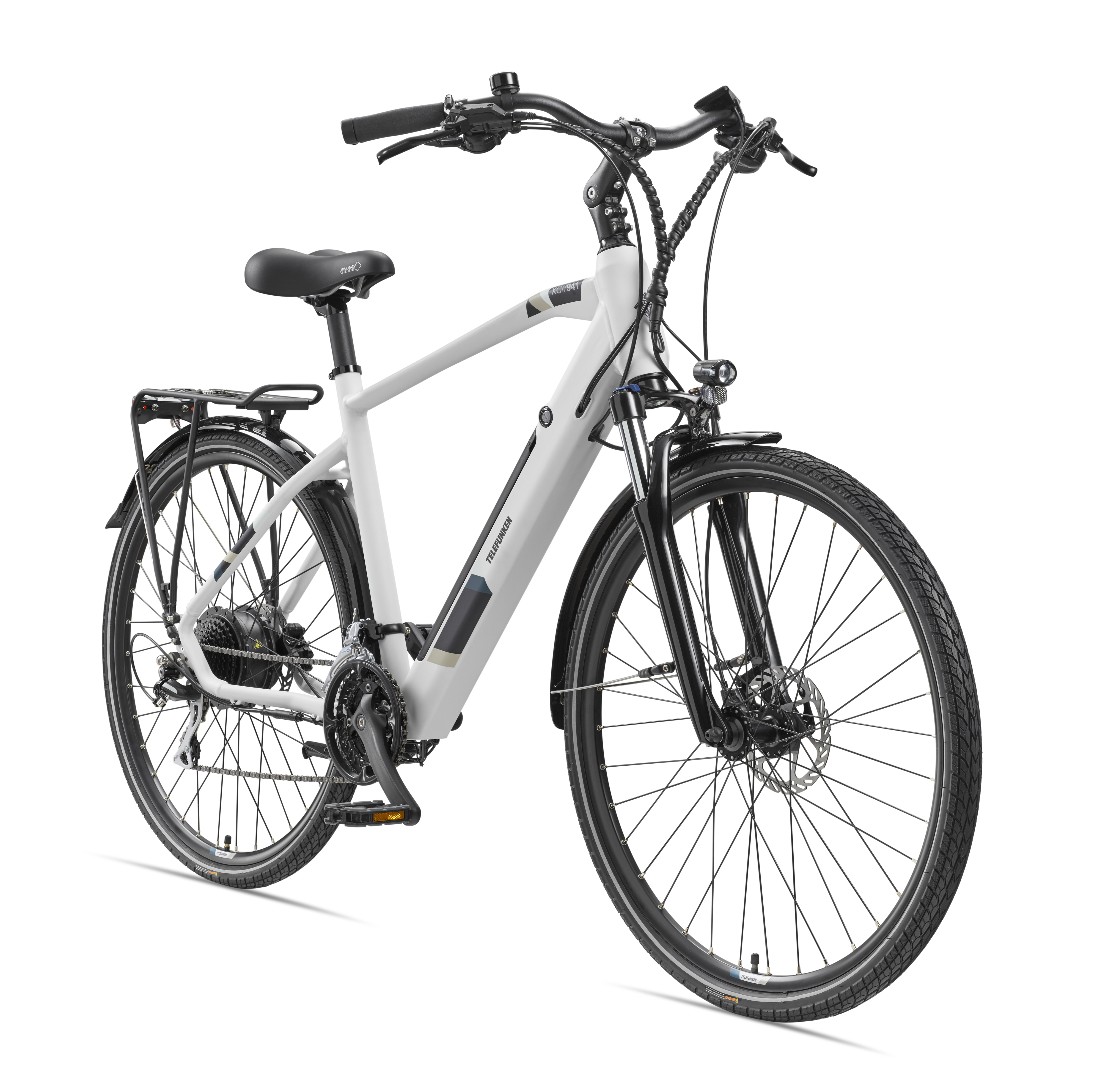 Telefunken | Trekking E-Bike | Expedition XC941 | 28 " | 24 month(s) | Light Grey