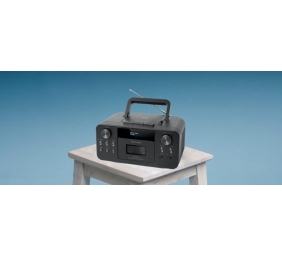 Muse | Portable CD Radio Cassette Recorder With Bluetooth | M-182 DB | AUX in | Black