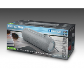 Muse | M-780 LG | Speaker Splash Proof | Waterproof | Bluetooth | Silver | Portable | Wireless connection