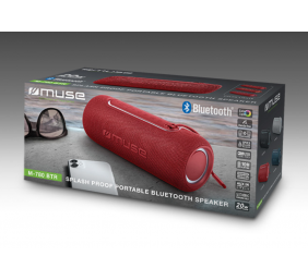 Muse | M-780 BTR | Speaker Splash Proof | Waterproof | Bluetooth | Red | Portable | Wireless connection