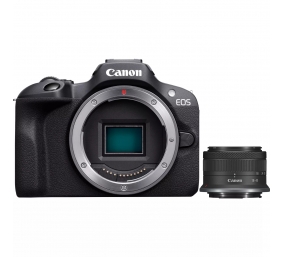 Canon | EOS R100 Mirrorless Camera + RF-S 18-45mm F4.5-6.3 IS STM Lens | 6052C013 | Megapixel 24.1 MP | ISO sensitivity (max) 12800 | Display diagonal 3.0 " | Wi-Fi | Automatic, manual | CMOS | Black