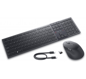 Dell | Premier Collaboration Keyboard and Mouse | KM900 | Keyboard and Mouse Set | Wireless | US | Graphite | USB-A | Wireless connection