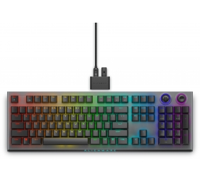 Dell | Alienware Tri-Mode AW920K | Wireless Gaming Keyboard | Wireless | RGB LED light | US | Bluetooth | Dark Side of the Moon | Numeric keypad | CHERRY MX Red | Wireless connection