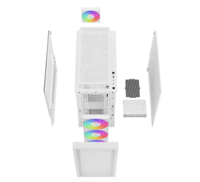 Deepcool | MID TOWER CASE | CH560 Digital | Side window | White | Mid-Tower | Power supply included No | ATX PS2