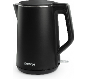 Gorenje | Kettle | K15DWBK | Electric | 2200 W | 1.5 L | Stainless steel | 360° rotational base | Black