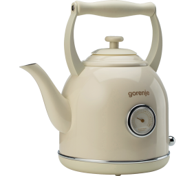 Gorenje | Kettle | K17CLIN | Electric | 2000 W | 1.7 L | Plastic/Metal | 360° rotational base | Ivory