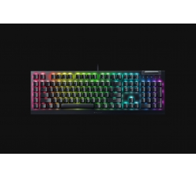 Razer BlackWidow V4 X Laidinė žaidimų klaviatūra RGB, Green Clicky Switch, US, Juoda