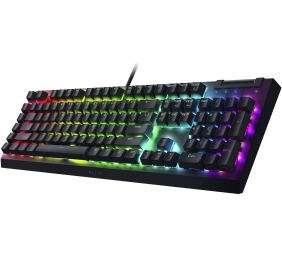 Razer | Mechanical Gaming Keyboard | BlackWidow V4 X | Mechanical Gaming Keyboard | Wired | Russian | Black | Green Mechanical Switches
