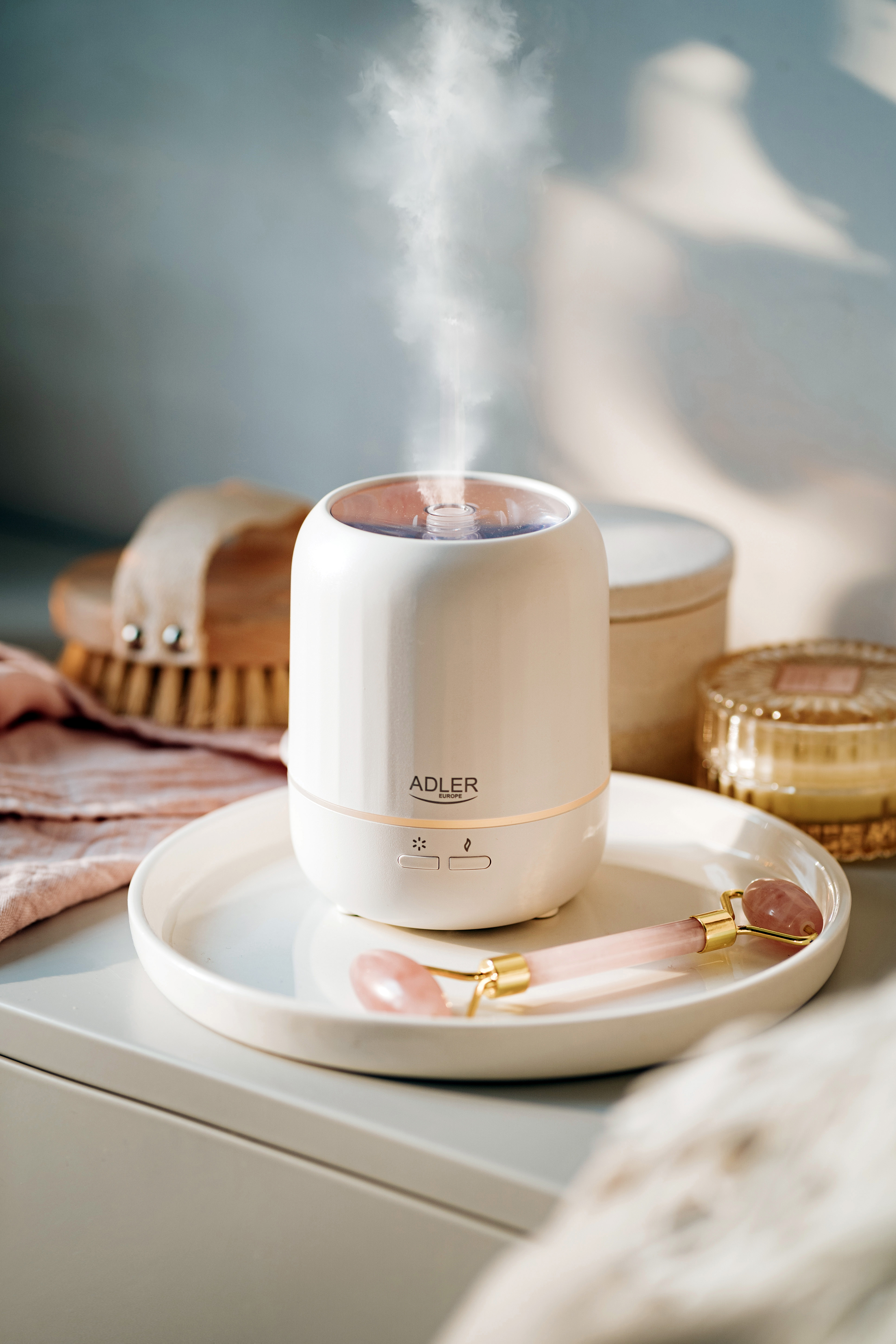 Adler | Ultrasonic aroma diffuser 3in1 | AD 7968 | Ultrasonic | Suitable for rooms up to 25 m² | White