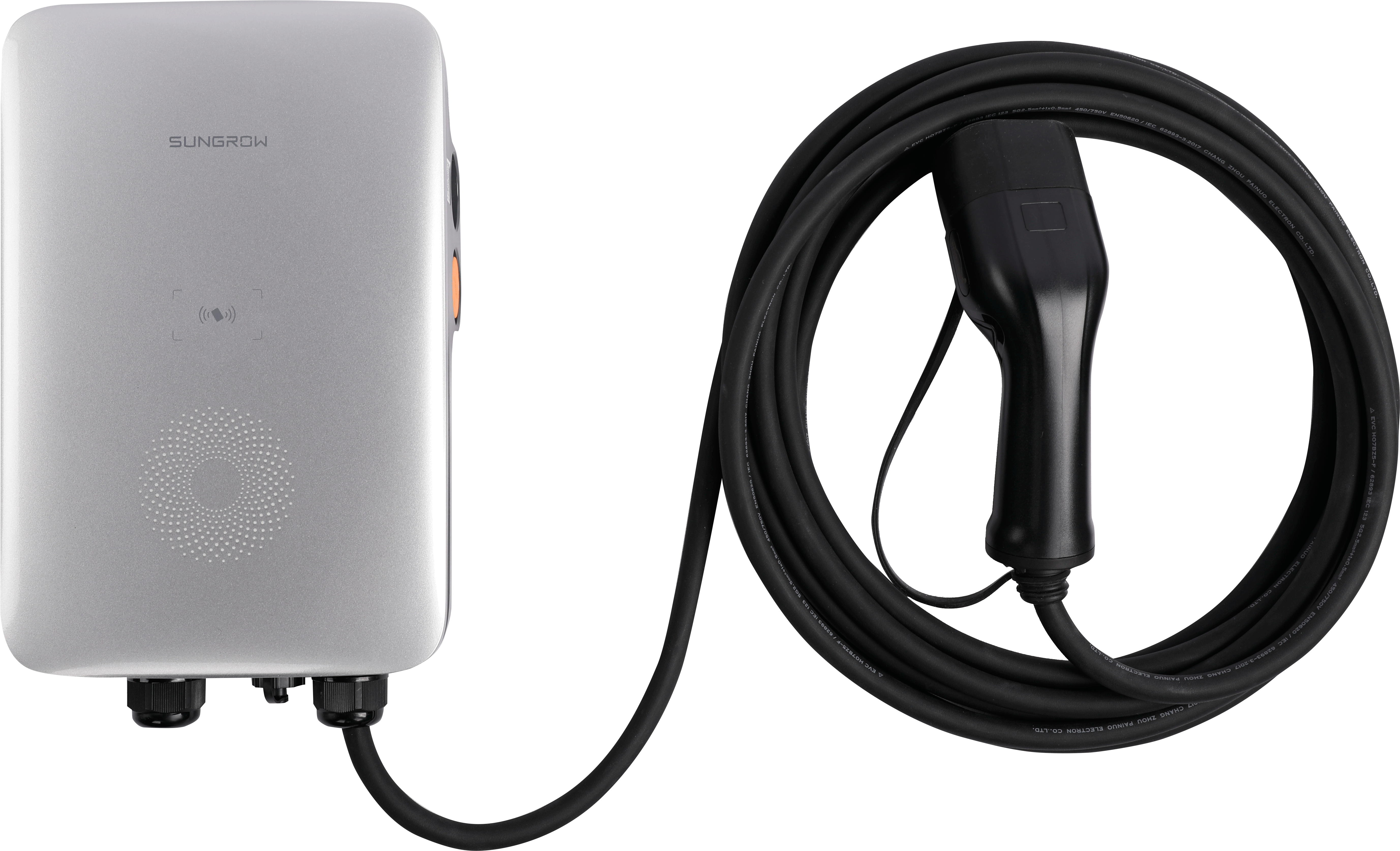 SUNGROW | AC011E-01 11kW AC Charger for Electric Vehicles | 11 kW | 7 m | White/Black
