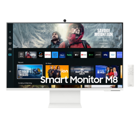 Samsung | Smart Monitor | LS32CM801UUXDU | 32 " | VA | 4K | 16:9 | 4 ms | 400 cd/m² | White | HDMI ports quantity 1 | 60 Hz