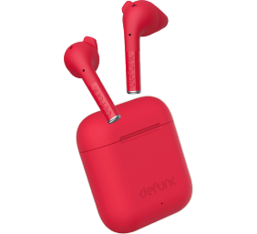 Defunc | Earbuds | True Talk | Built-in microphone | Bluetooth | Red