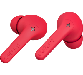 Defunc | Earbuds | True Audio | In-ear Built-in microphone | Bluetooth | Wireless | Red