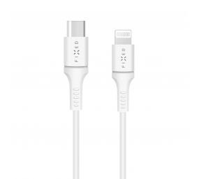 Fixed | Data And Charging Cable With USB/lightning Connectors and PD support | White