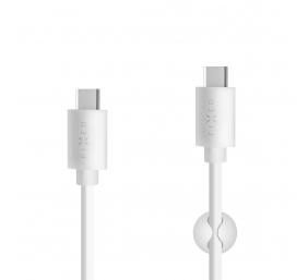Fixed | Data And Charging Cable With USB-C/USB-C Connectors and PD support | White