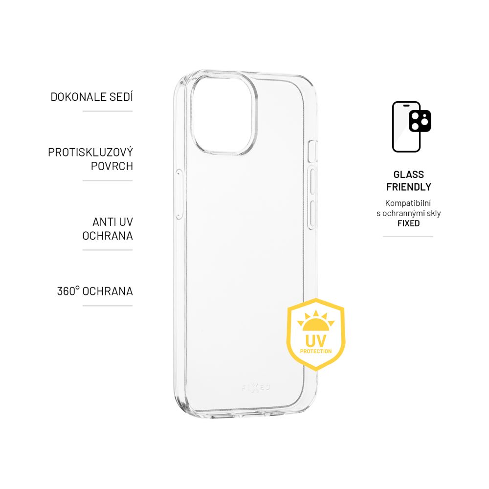 Fixed | Gel Case | Apple | iPhone 14 Plus | TPU | Clear
