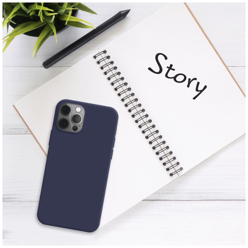 Fixed | Story | Back cover | Apple | iPhone 14 Pro Max | Rubberized | Blue