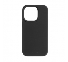 Fixed | MagFlow with MagSafe support | Back cover | Apple | iPhone 14 Pro | Liquid silicon | Black