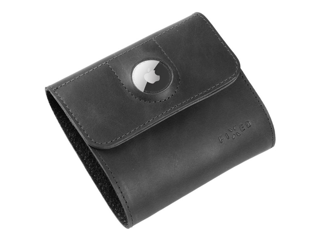 Fixed | Classic Wallet for AirTag | Apple | Genuine cowhide | Black | Dimensions of the wallet : 11 x 11.5 cm; Closing of the wallet is secured by a magnet; Smaller pocket for Apple AirTag; inner hidden pocket; 4 pockets for credit cards or documents