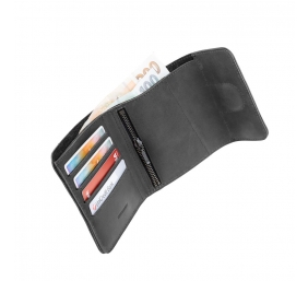 Fixed | Classic Wallet for AirTag | Apple | Genuine cowhide | Black | Dimensions of the wallet : 11 x 11.5 cm; Closing of the wallet is secured by a magnet; Smaller pocket for Apple AirTag; inner hidden pocket; 4 pockets for credit cards or documents