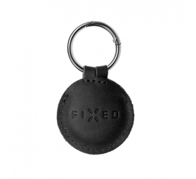 Fixed | Case for AirTag | Genuine cowhide | Black