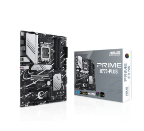 Asus | PRIME H770-PLUS | Processor family Intel | Processor socket  LGA1700 | DDR5 DIMM | Memory slots 4 | Supported hard disk drive interfaces 	SATA, M.2 | Number of SATA connectors 4 | Chipset Intel H770 | ATX